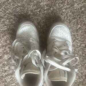 Used white Jordan cleats